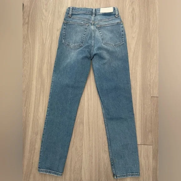 Re/done blue 90’s high rise skinny jeans - Picture 3 of 3